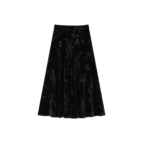 XIANGYING Повседневная длинная юбка женская