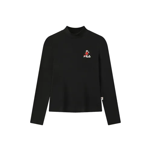 Fila Heritage T-Shirt Женская Глубокий Черный