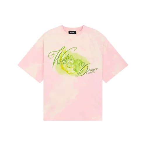 WE11DONE Короткий рукав T-рубашки унисекс розовый