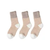 [3 упаковки утолщенных 10% шерсть, носки] 3 хаки