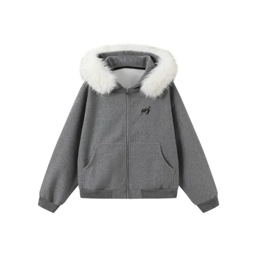 GRAYISMOON Серый Женский Свитшот