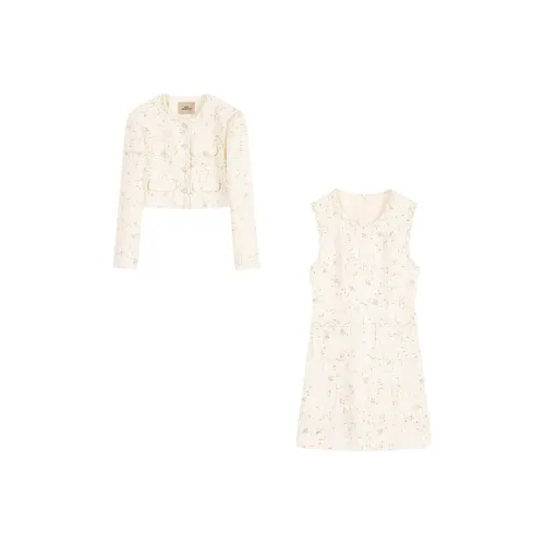 COVT Экрю Женские Комплекты с Юбкой