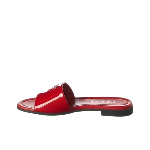 PRADA Тихий Слипоны Женские Red