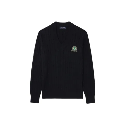 FRED PERRY Морской синий NYX Мужской Трикотаж