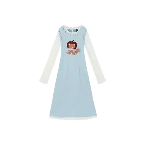 COVT Длинное платье с длинными рукавами женское