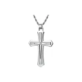 Ожерелье с белым крестом