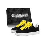 Белый, черный, серый (желтые шнурки)