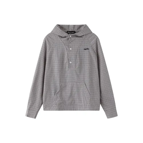 BEAR UNION Серый С подарками Съемная застежка-булавка Унисекс Свитшоты