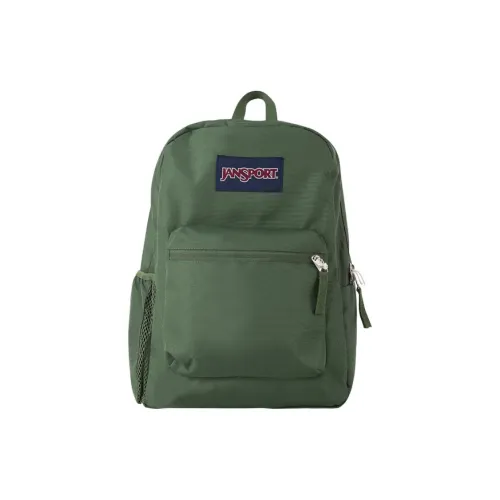 Jansport Ткань Рюкзак Унисекс Армейский зеленый
