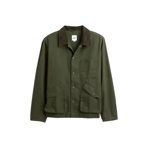 GAP Оливково-зеленый Мужские Куртки