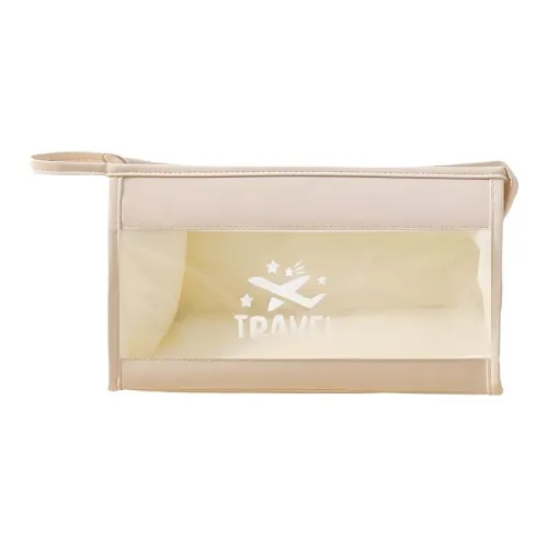 Boniu ПВХ Поливинилхлорид Путешествие Хранение Сумка Женская Экрю