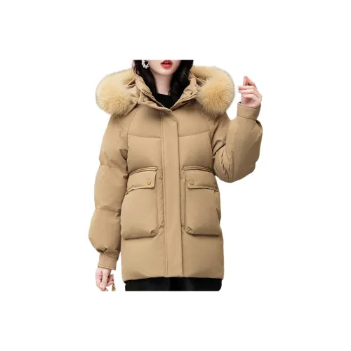 The Temptation Of The Muse Воротник-стойка Пуховик Женские