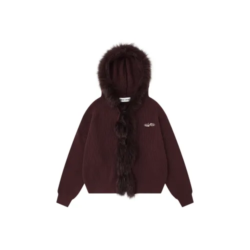 BEAR UNION Бордовый С подарками Съемный Застежка Унисекс Трикотаж