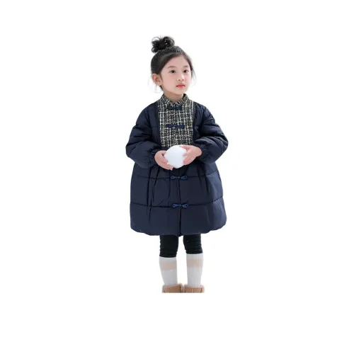 T.MOO Темно-синий школьный возраст утеплённые куртки