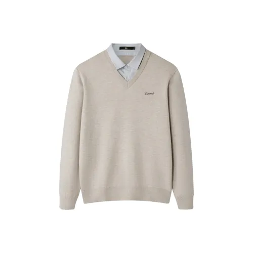 HLA Бежевый Абрикос 26 Мужской Трикотаж