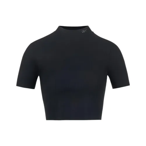 Reebok Черный Женский Короткий Топ