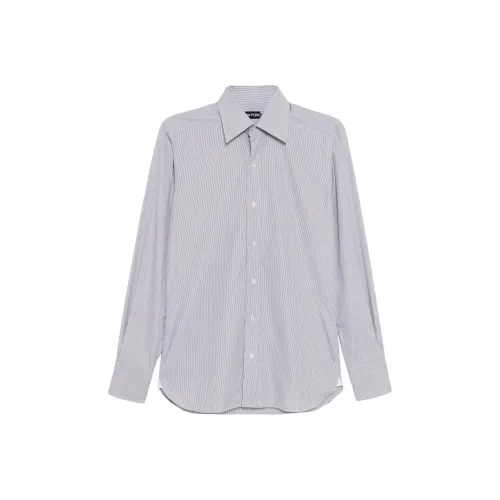 TOM FORD Дымчато-серый Мужские Рубашки