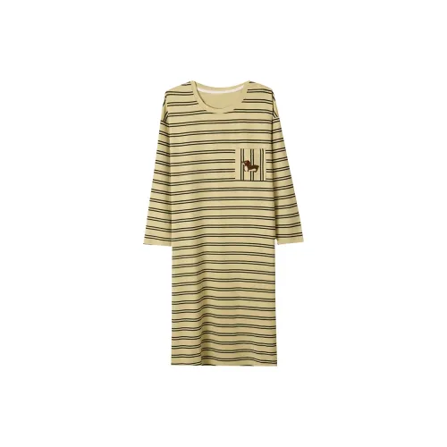 MADALLO Желтый Зеленый Женские Ночные сорочки