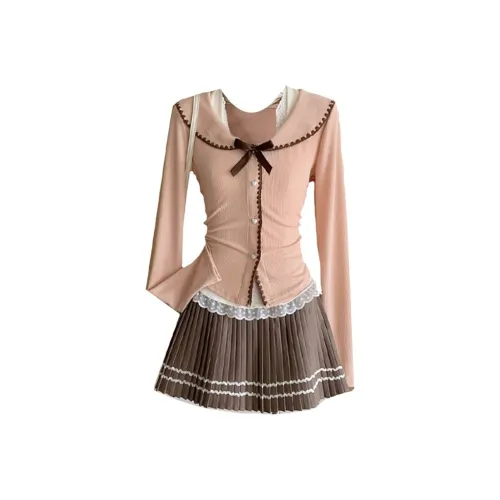 TIBINB Женские Комплекты с Юбкой