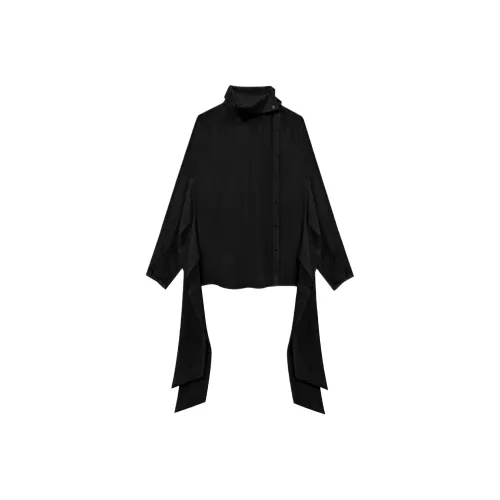 TREEMINGBIRD 3 WAY Высокий Воротник Обхватная Рубашка Женская