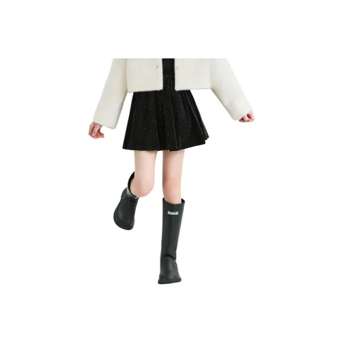 Youyou 1 Point Однотонный Умеренный Юбка Унисекс Подростки