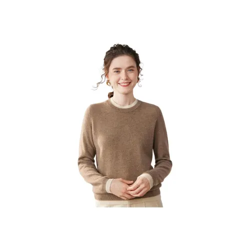 H YXIANG Кашемир Свитер Женские