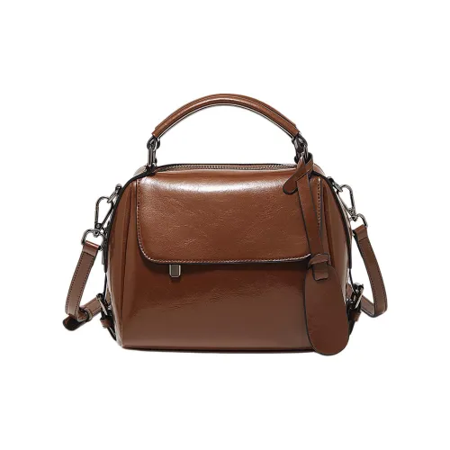 MARINO ORLANDI Microfiber Synthetic Leather Коровья кожа Спилок Подушка Сумка Сумка через плечо Сумка среднего размера