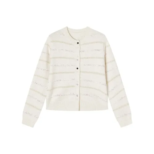 XIANGYING Цапельно-белый Женские Свитера