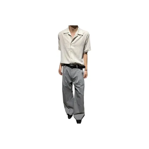 TUOFEI Light Gray Unisex Casual Pants TUOFEI Светло-серые унисекс повседневные штаны