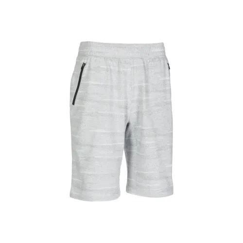 DECATHLON Серебристо-серые мужские спортивные шорты