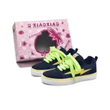 Темно-синий, синий, желтый бархат (зеленые шнурки для обуви)