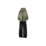 [2 упаковки] Пальмовый зеленый (B Тайцзи Кошка Логотип на груди) + Черный (B Тайцзи Кошка Логотип на штанах)