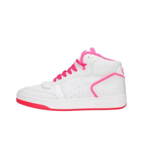 SAINT LAURENT Высокий Топ Стильный Скейтбординг Мужской Розовый Белый