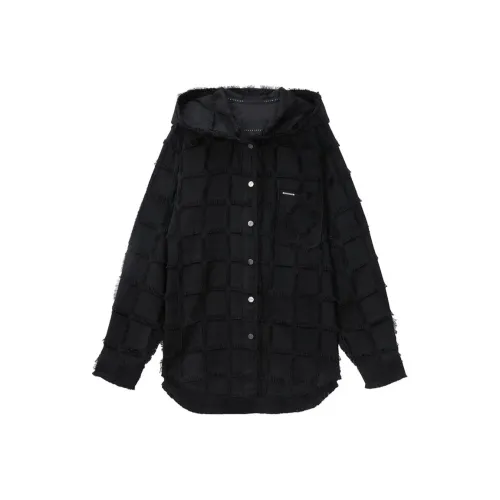 TREEMINGBIRD Твердый Квадрат Бахрома Набор Вверх Толстовка Рубашки Куртка Женские