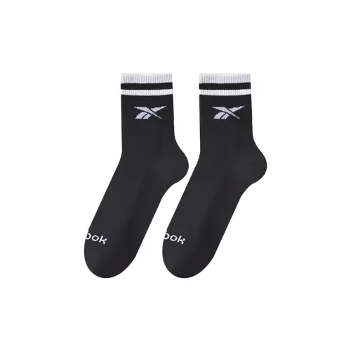 Reebok 2 пачки черных носков для баскетбола для мужчин
