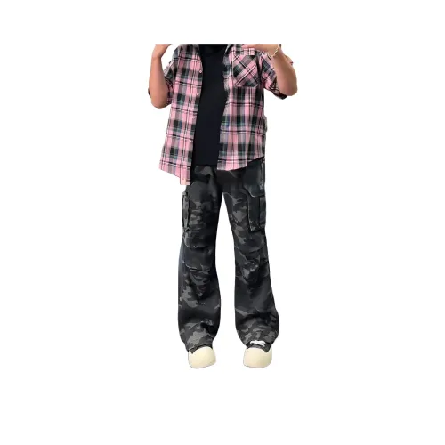 DEMAVIE Камуфляж Унисекс Повседневные Штаны