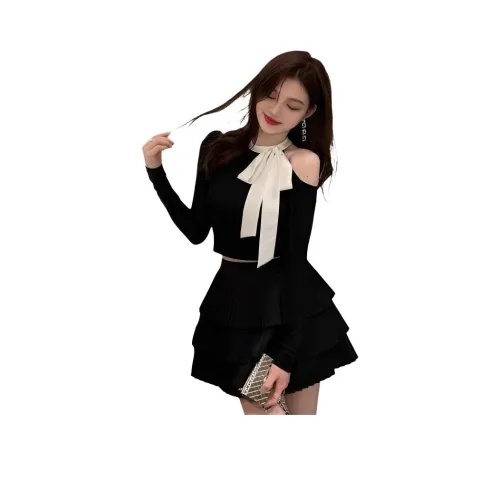 BVODE Черный топ Женский трикотаж