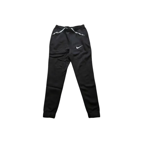 Черные мужские вязаные тренировочные штаны Nike