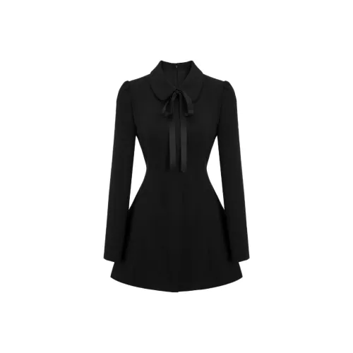 RICH IN CHEESE Длинное платье с длинными рукавами женское