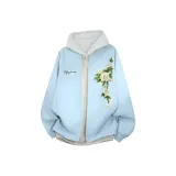 Светло-синий 3D с эффектом 3D вышивка