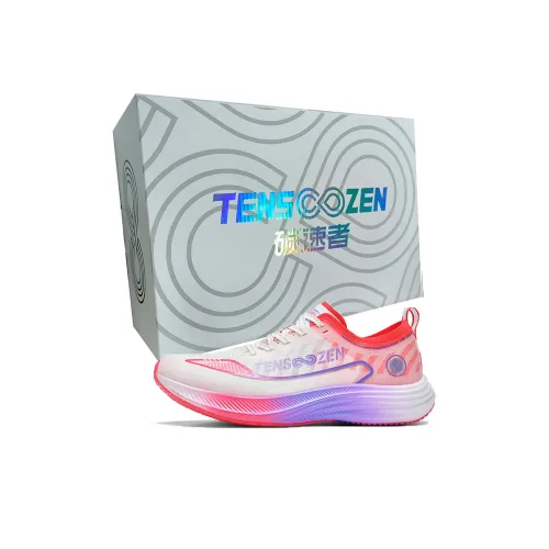 TENSOOZEN Беговые кроссовки Низкий верх Белый Розовая коробка Унисекс