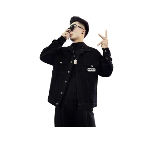 FRQ Черный Унисекс Джинсовые куртки