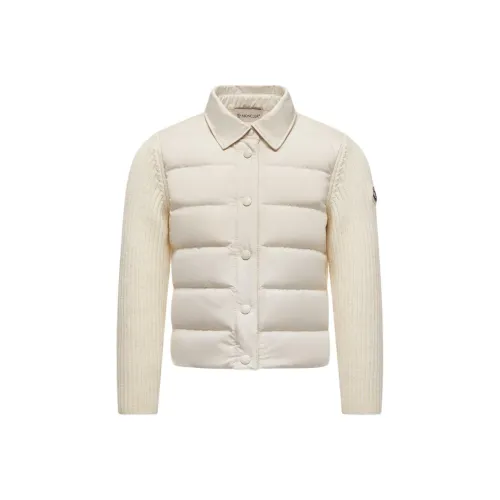 Moncler Пуховик Утепленный Шерстяная Рубашка Детская