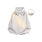 Белый Фотиния Серый (90% Белый Утиный Пух Свитшот)