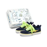 Синий/Желтый Lightning, с флисовой подкладкой (неоновые зеленые шнурки)