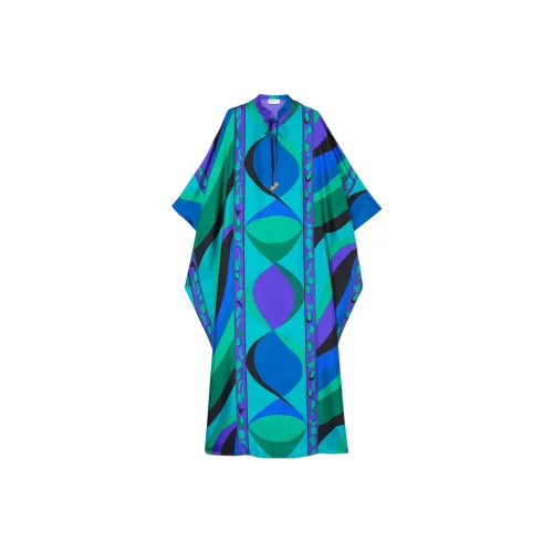 EMILIO PUCCI Длинное платье с длинными рукавами женское