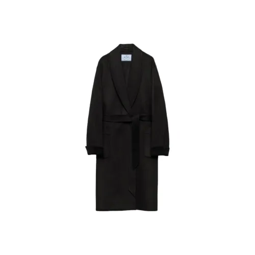 PRADA Пальто Прямой крой Стиль Позиционирование Женские