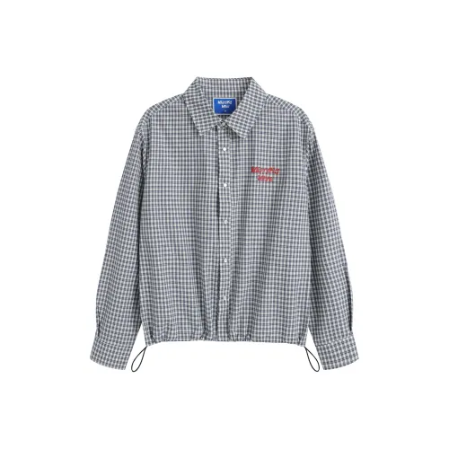 WAITINGWAVE Синий Унисекс Рубашки