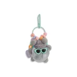 Брелок в виде угольного шарика эльфа (Дымчатый серый)