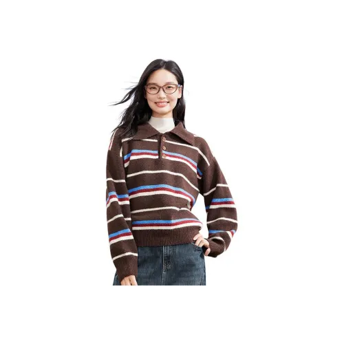 Fragment Coffee Red Women's Knitted